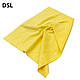 Рушник мікрофібровий без окантовки жовтий 300GSM 40*40см, фото 5
