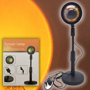 Проекційна лампа 5 Вт LED-світильник заходу сонця Sunset lamp USB