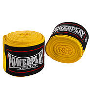 Бинти для боксу PowerPlay 3046 Жовті (2.5м), фото 3