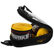 Бинти для боксу PowerPlay 3046 Жовті (2.5м), фото 4