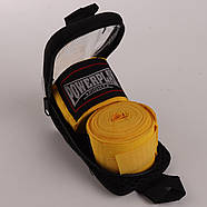 Бинти для боксу PowerPlay 3046 Жовті (2.5м), фото 10