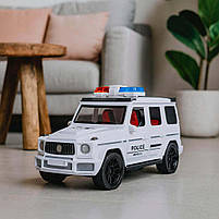 Машинка на радіокеруванні Поліція LM258-201 біла — позашляховик 1:14 з підсвічуванням, акумулятором 3.7V, пульт 27 MHz, фото 8
