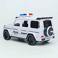 Машинка на радіокеруванні Поліція LM258-201 біла — позашляховик 1:14 з підсвічуванням, акумулятором 3.7V, пульт 27 MHz, фото 4