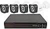Відеореєстратор DVR KIT HD720 4-канальний (4камеры в комплекті), фото 7