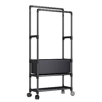 Стійка-вішалка на колесах для речей та взуття (YH9918-3A)