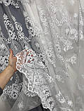 Тюль Версаль Туререччина Біла, фото 4