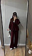 Костюм жіночий Модель: 1555-5722 Колір: чорний, графіт, беж, бургунді, шоколад, фото 4