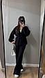 Костюм жіночий Модель: 1555-5722 Колір: чорний, графіт, беж, бургунді, шоколад, фото 8