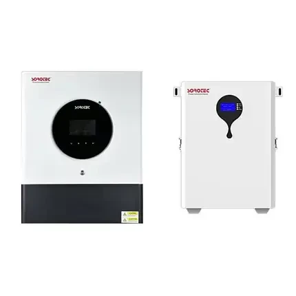 Комплект резервного живлення Sorotec REVO VM IV 6kW/48V Wi-Fi з АКБ LiFePO4 51.2V/100Ah wall, фото 1