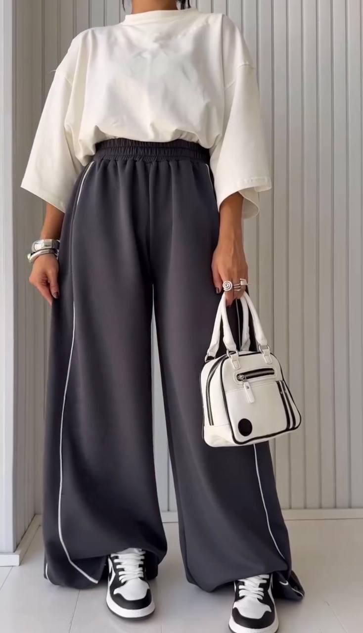 Штани жіночі Модель: 1555-5961 Колір: шоколад, чорний, темно-синій, графіт, фото 1