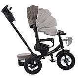Велосипед 3-х колісний з батьківською ручкою TURBOTRIKE MT 1007-5 коричнево-сірий, фото 4