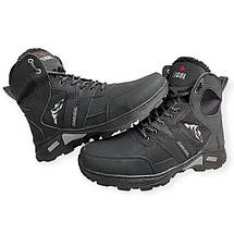 Черевики чоловічі чорні зимові, фото 4