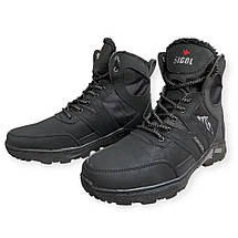 Черевики чоловічі чорні зимові, фото 5