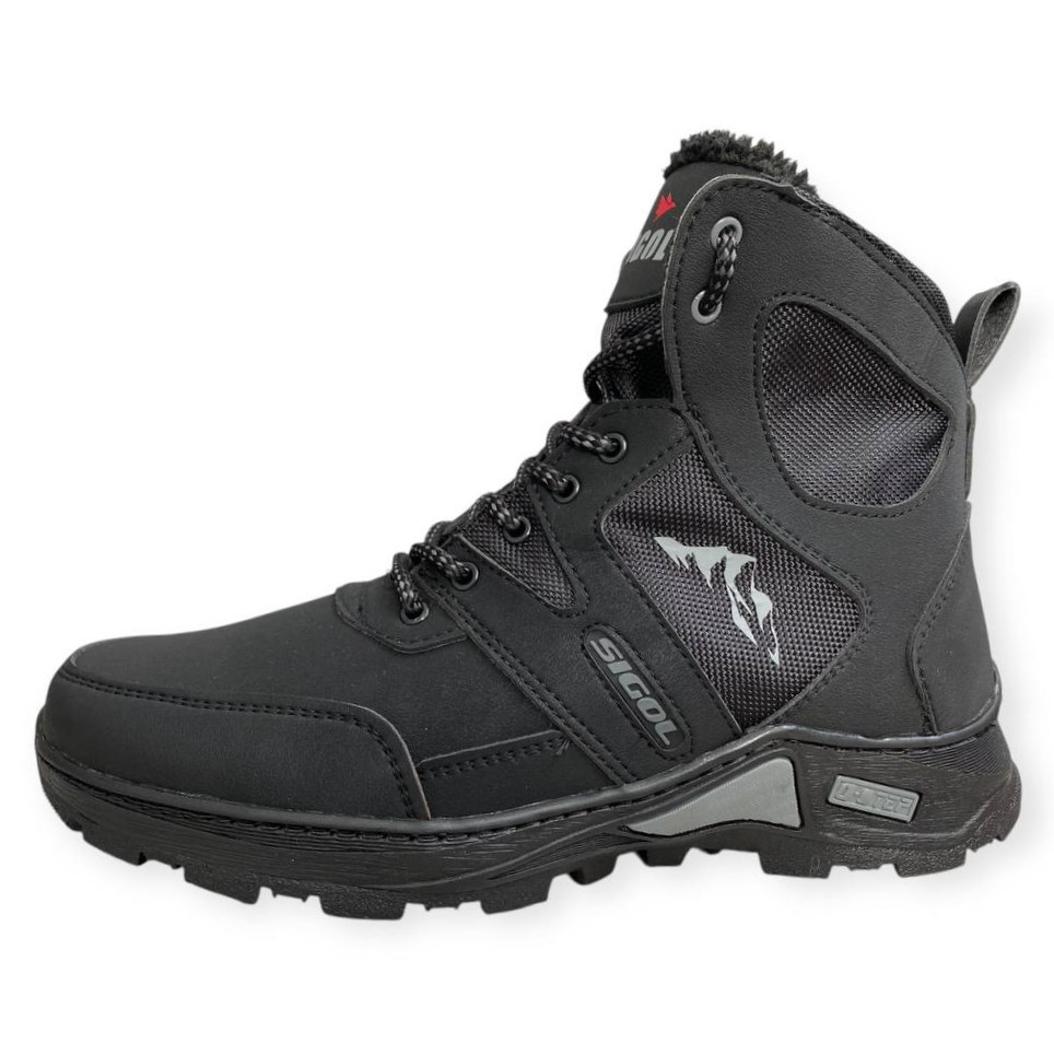 Черевики чоловічі чорні зимові