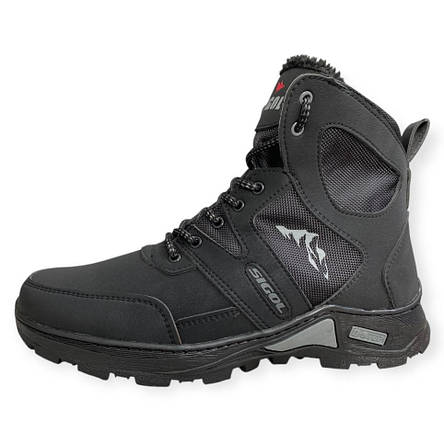 Черевики чоловічі чорні зимові, фото 1