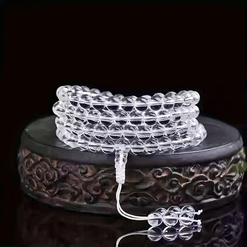 Чотки з кришталю на 108 намистин діаметром 6 мм, фото 1