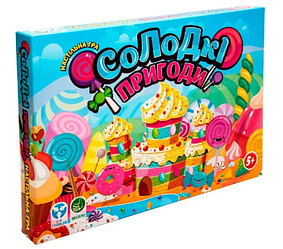 Гра настільна Strateg "Солодкі пригоди" 5+, 30504 укр.