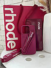 Чохол rhode на iPhone 12 Pro Max Rhode Fall Lip Case Raspberry Jelly без блиска, фото 9