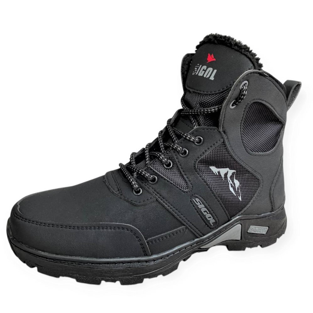 Черевики чоловічі чорні зимові, фото 1