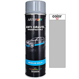 Сіре антигравійне покриття у спреї Гравітекс Motip MS Grey Anti Gravel Spray 500мл