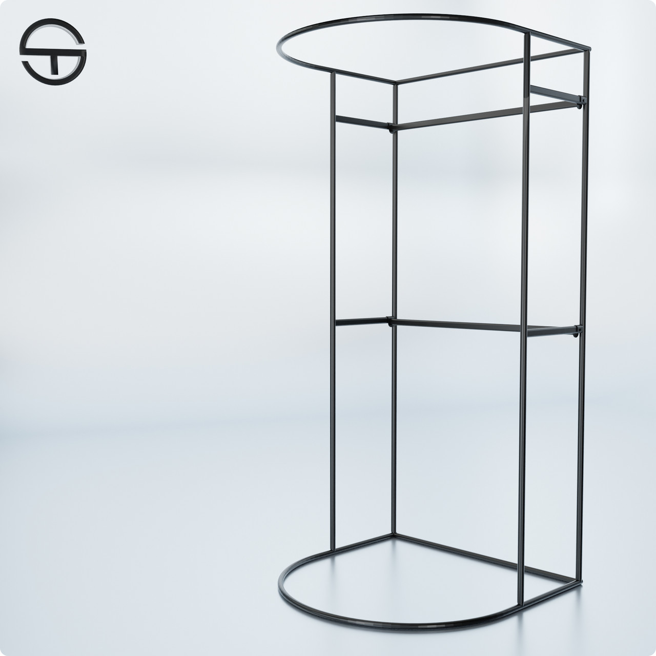 Примірювальна BELLE-211 пристінна (1000/1000). Примірювальна кабінка розбірна до магазину, фото 1