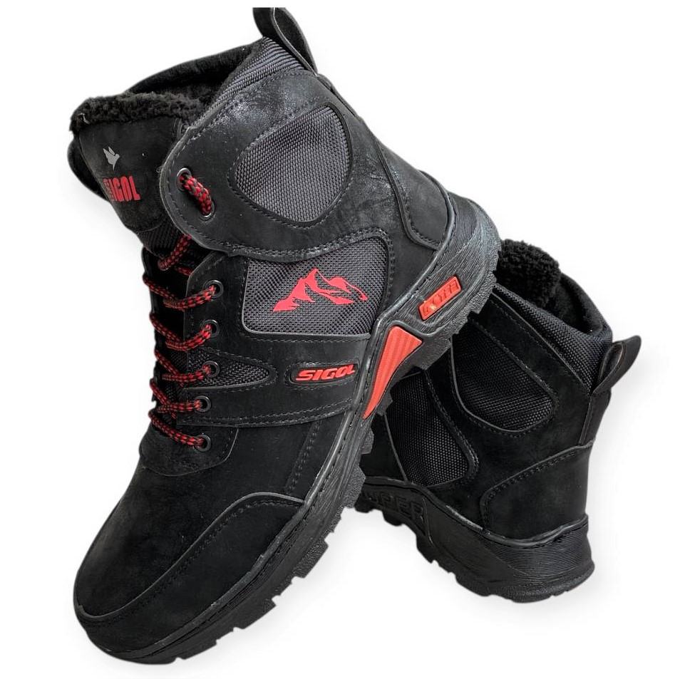 Черевики чоловічі зимові утеплені та прошиті, фото 1