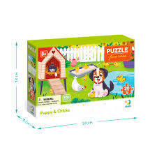 Пазл "Песик і курчата" 300681
