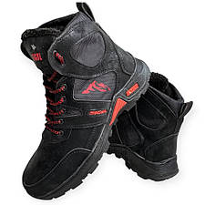 Черевики чоловічі зимові утеплені та прошиті, фото 2