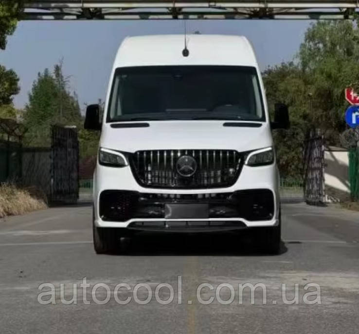 Передній бампер Mercedes Sprinter W907 2018-2025р., фото 1