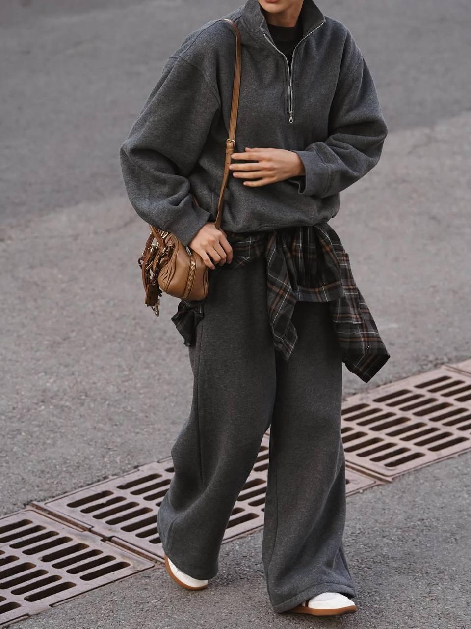 Костюм жіночий Модель: 1555-5980 Колір: графіт, фото 1