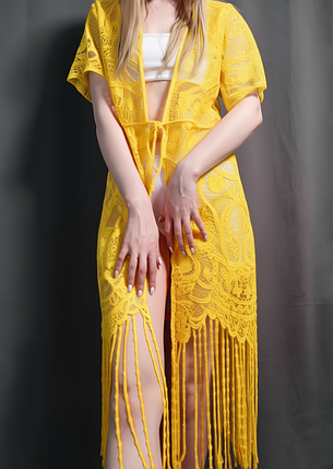 Туника Наоми Fuba 1-013 желтый(В НАЛИЧИИ ТОЛЬКО 46 48 50 УКР р-ры), фото 2