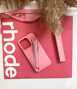 Чохол рожевий rhode на iPhone 14 pro ribbon