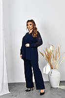 Жіночий нарядний костюм батал, фото 8