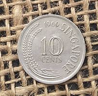 10 центiв 1969 року. Сiнгапур