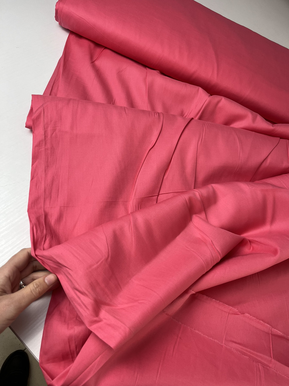 Сатин преміум Коралово-рожевий, фото 1