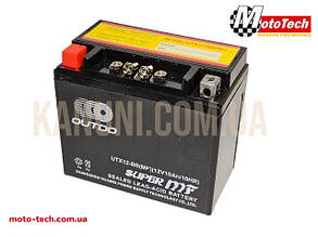 Акумулятор АКБ UTX12-BS (MF) (12V10Ah) OUTDO