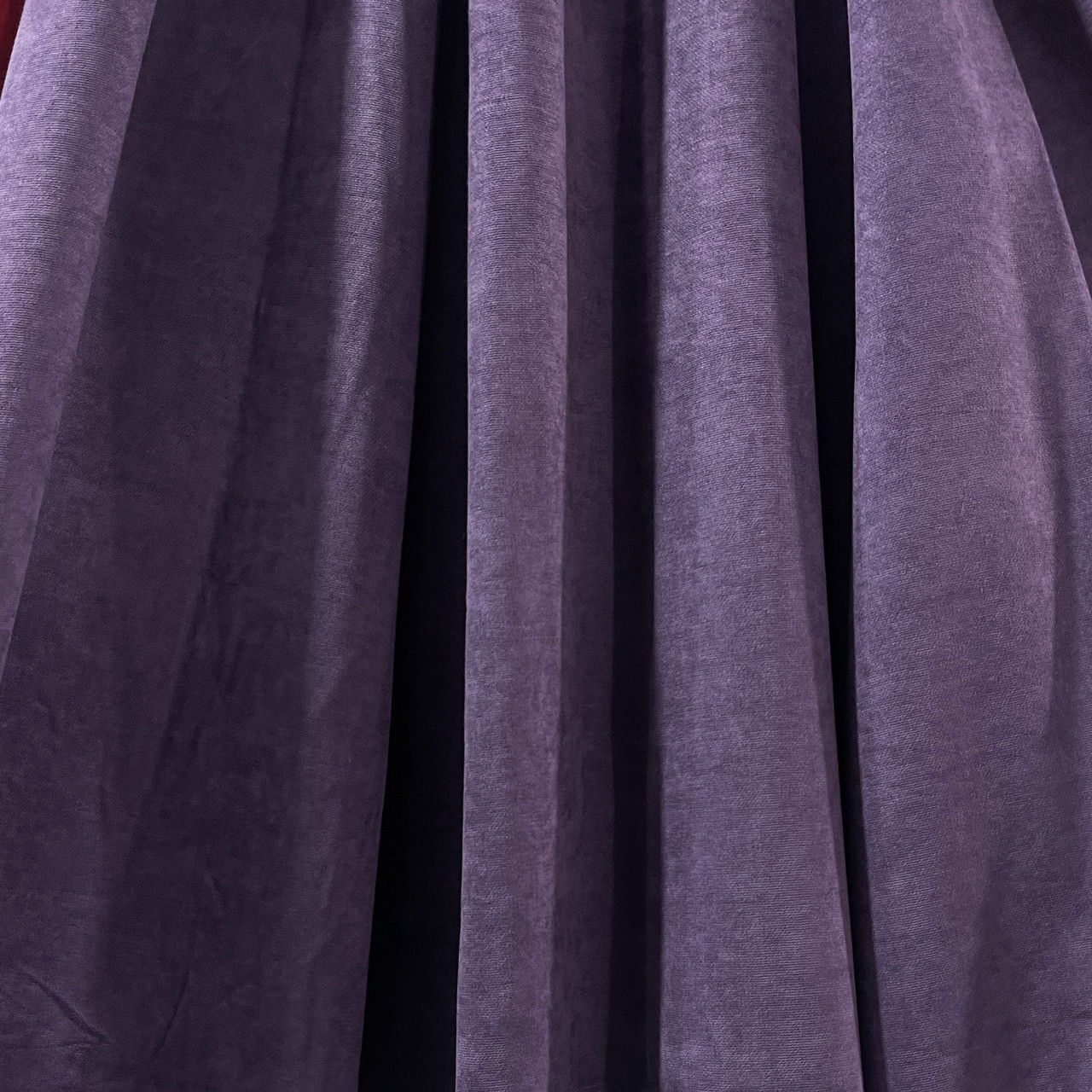 Шторна тканина мікровелюр на метраж, колір фіолетовий, висота 3м (Petek-111), фото 1