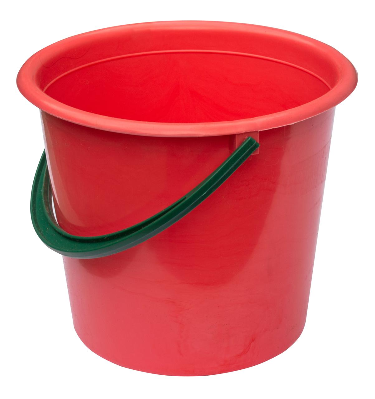 Відро пластикове 5 літрів пудра Ø 23.5 см h=20 см (Юніпласт)