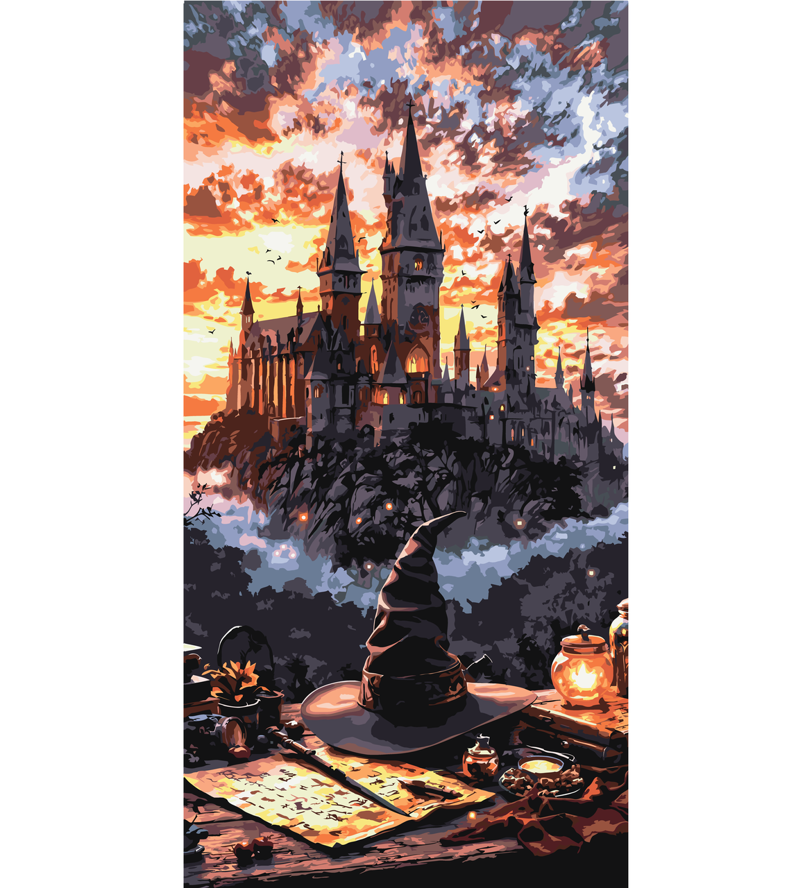 Картина за номерами 40×80 см Kontur. Світ Гаррі Поттера DS0703, фото 1