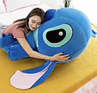 Велика м'яка іграшка Стич 100 см синій плюшевий гігант Disney для подарунка, фото 7