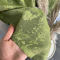 Зелені однотонні штори мармур готові ALBO (SH-M23-4), фото 4