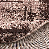 Коричнева килимова доріжка із середнім ворсом CAMINO 02605A Visone/D.Brown ширина 1 м, фото 4