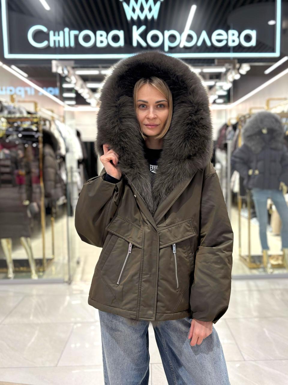 Парка Chanevia 25511 OLIVE GREEN, фото 1