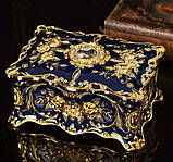 Ажурна скринька для прикрас (синя), фото 9