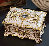 Ажурна скринька для прикрас (бежева), фото 10