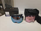 Гірськолижна маска Oakley Flight Deck L (XL) Matte Black 2 лінзи Prizm Sapphire Iridium/ Prizm HiPink + кейс, фото 5