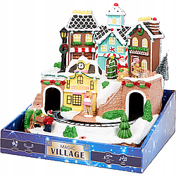MagicVillage - новорічний декор із звуком та світлом Різдвяне село