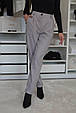 Штани жіночі з вовни Модель: 1555-5955 Колір: графіт, сірий, полоска, фото 8