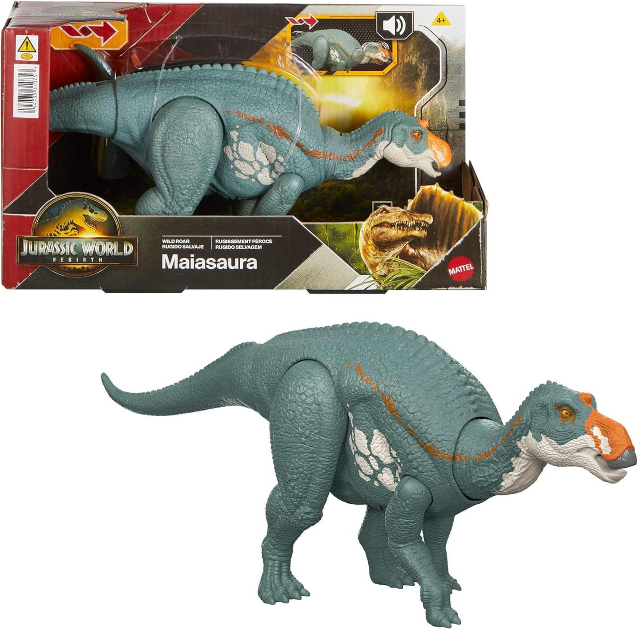 Фігурка динозавр Маязавр звук Mattel Jurassic World: Rise of the Maiasaura, фото 1