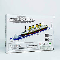 Конструктор Титанік із дрібних деталей 2188 шт, морська серія ST501, 56 см, фото 9